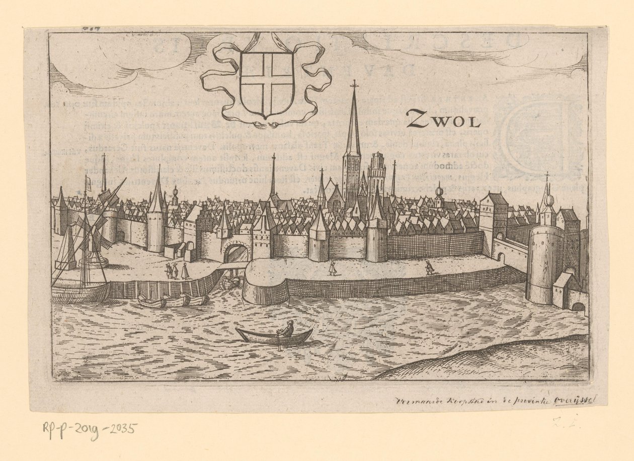 Vue de Zwolle depuis l