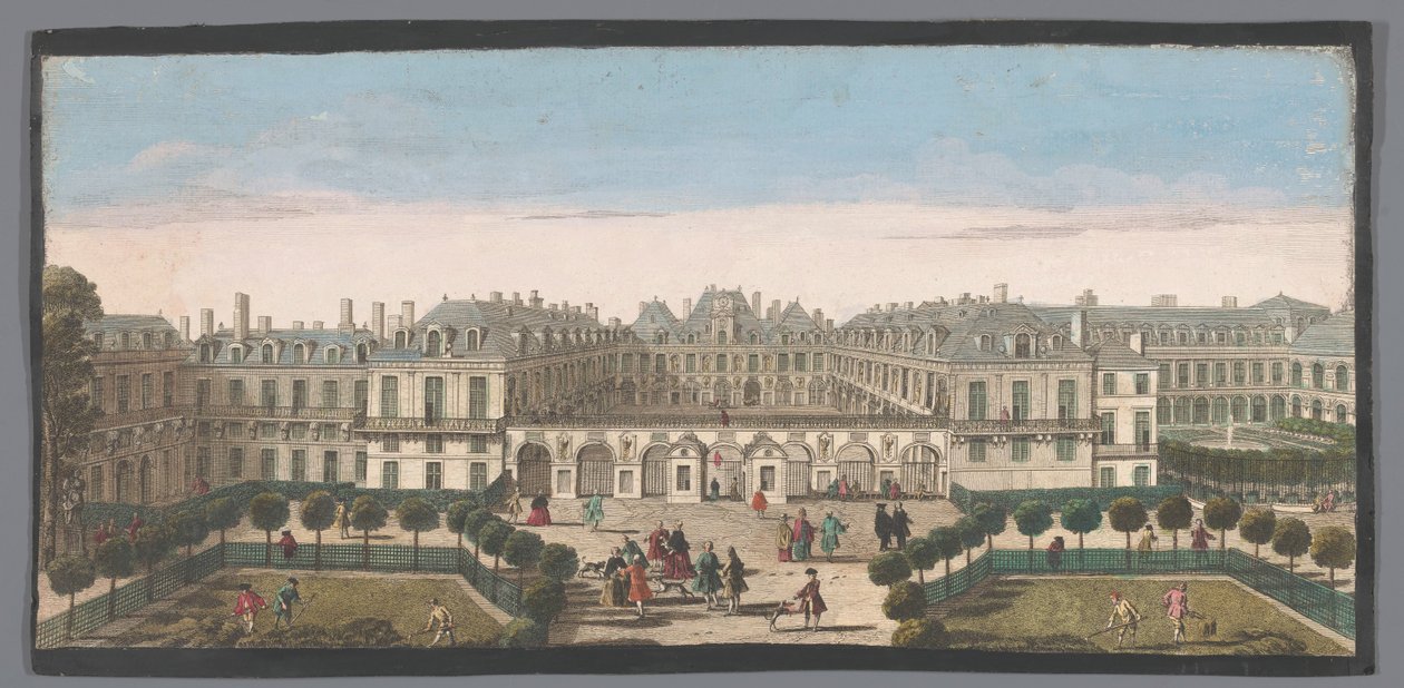 Vue du Palais Royal à Paris - Anonymous