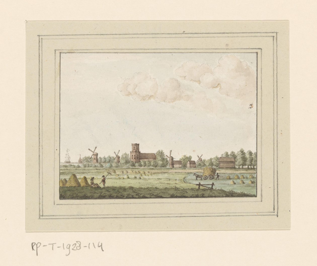 Vue du village d