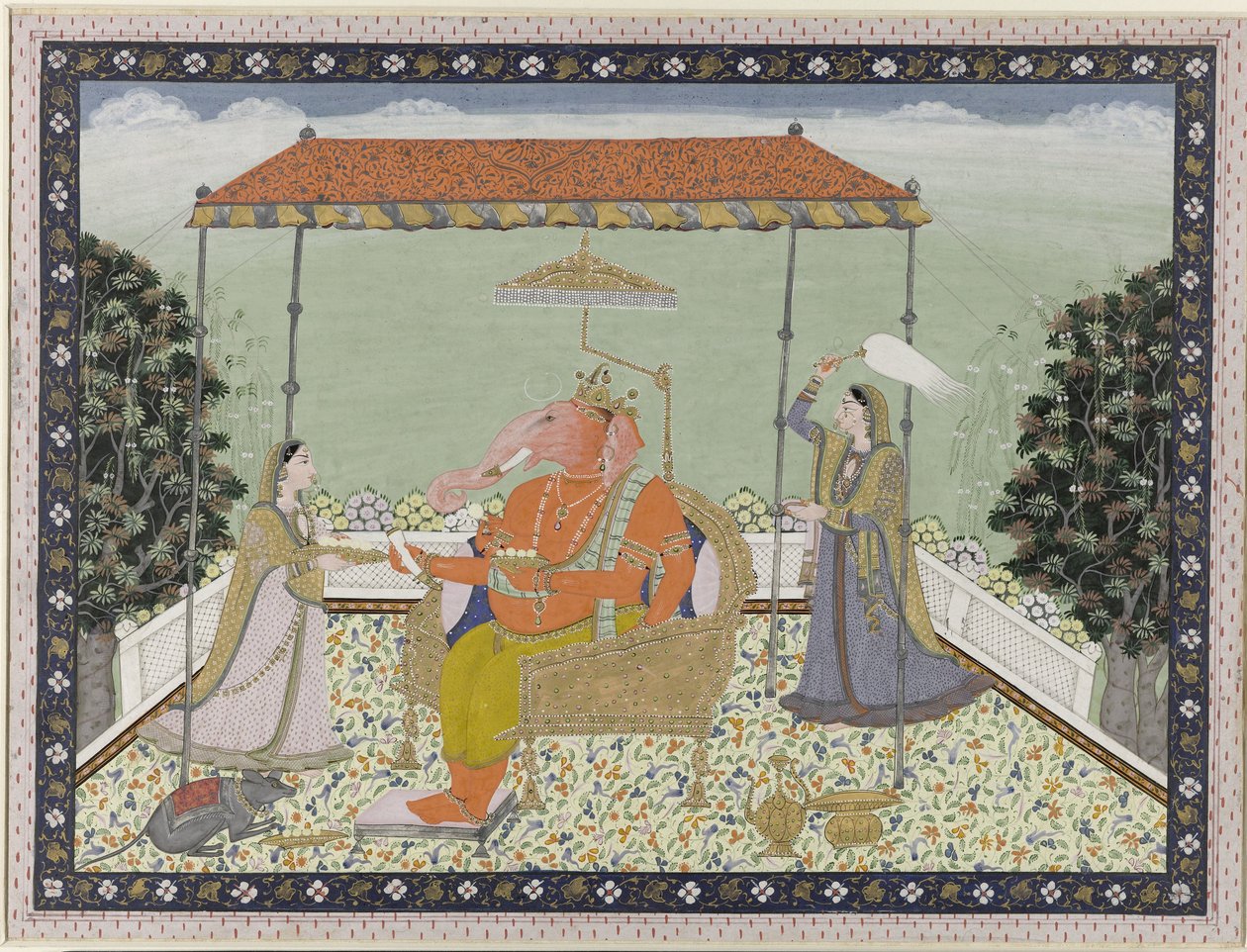 Dieu Ganesa (Ganapati) avec trompe d