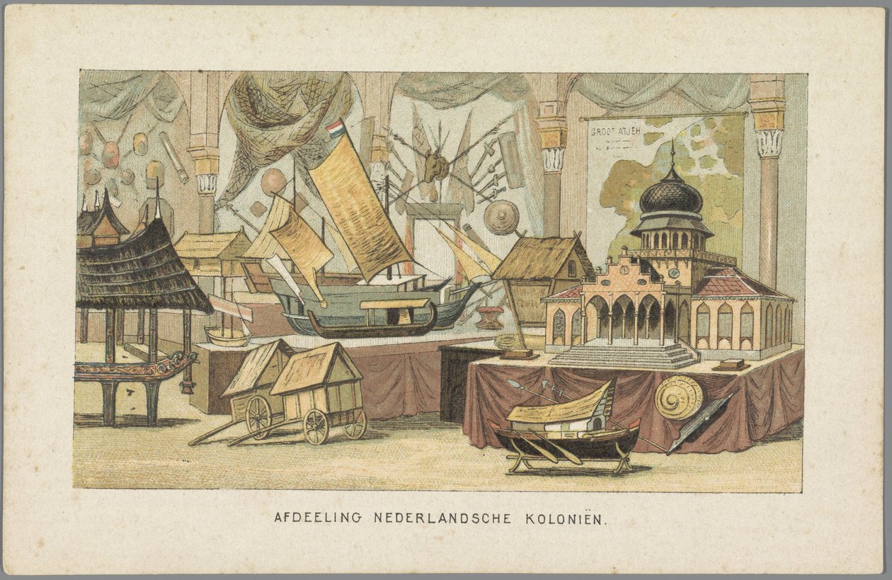 Dans le bâtiment des colonies néerlandaises à l