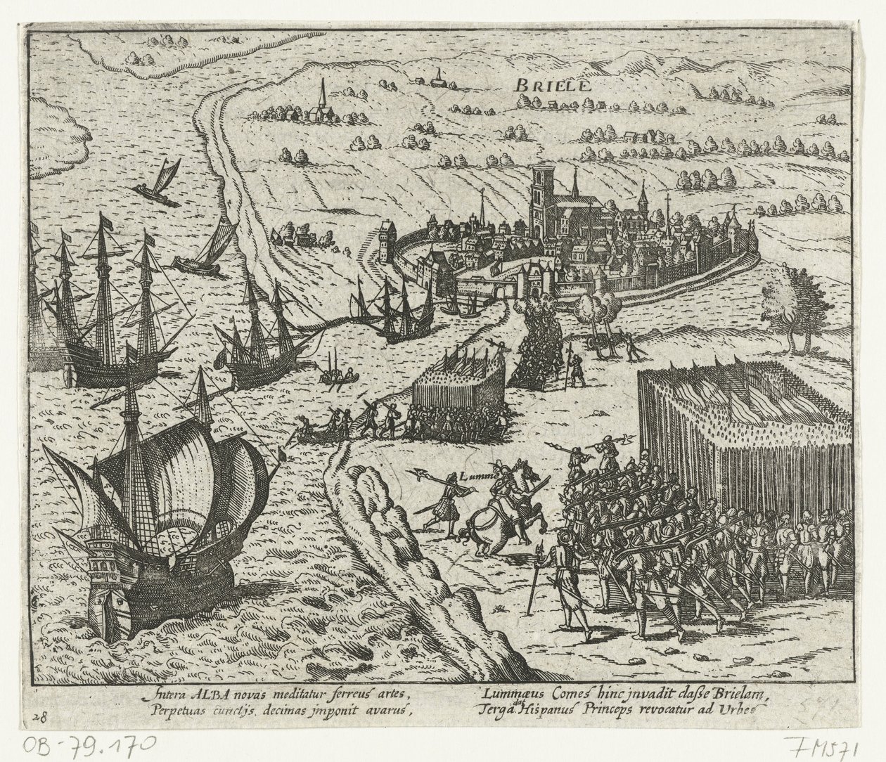 Prise de Den Briel par les gueux de mer, 1572 - Anonymous