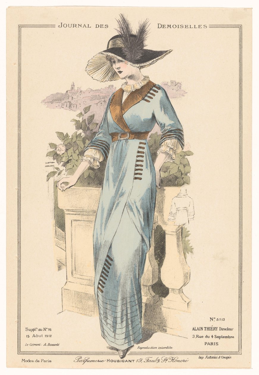 Journal des Demoiselles 15 août 1912, no. 5113 - Anonymous