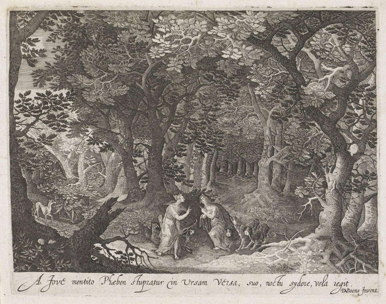 Jupiter et Callisto - Anonymous
