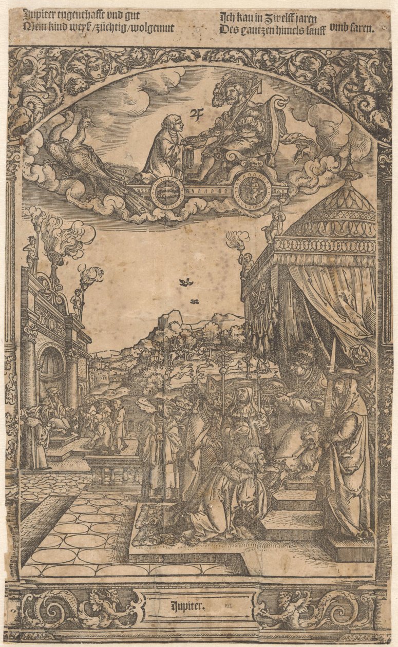 Jupiter et ses enfants planétaires - Anonymous