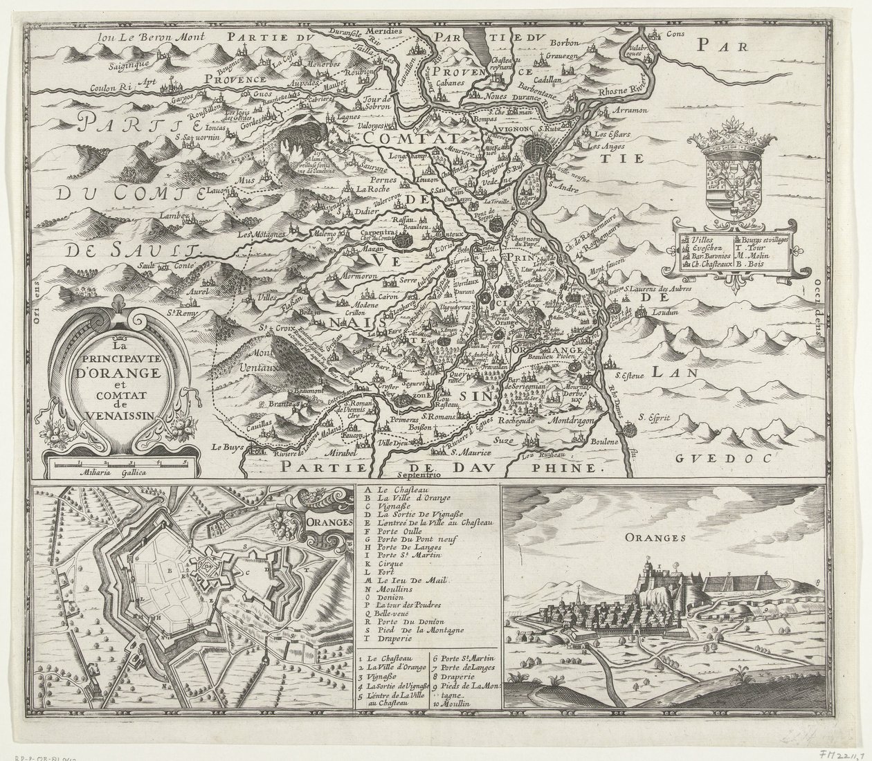 Carte de la principauté d