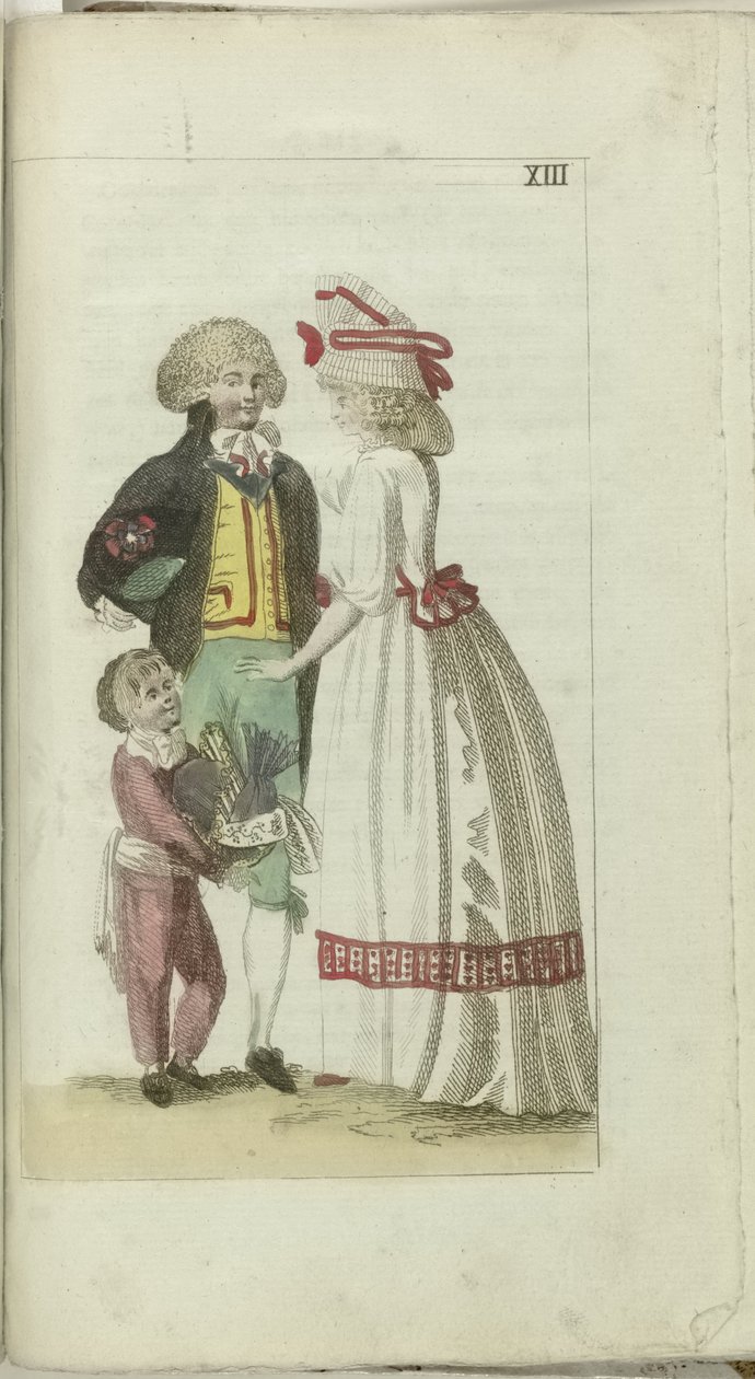 Cabinet de mode et de goût 1791, pl. XIII - Anonymous