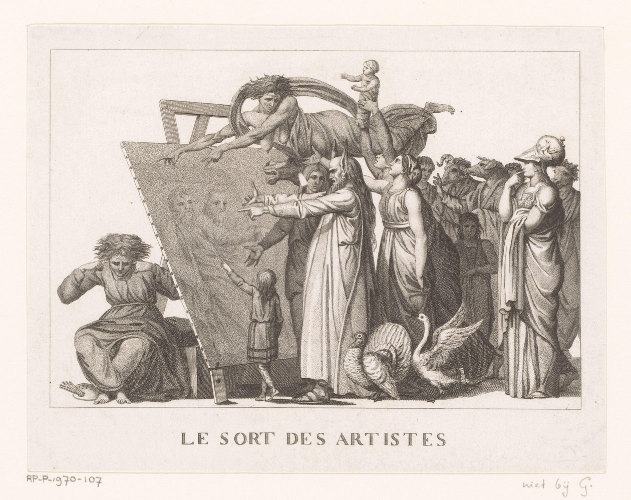 Artiste se cachant des réactions de son public (Le Sort des Artistes) - Anonymous