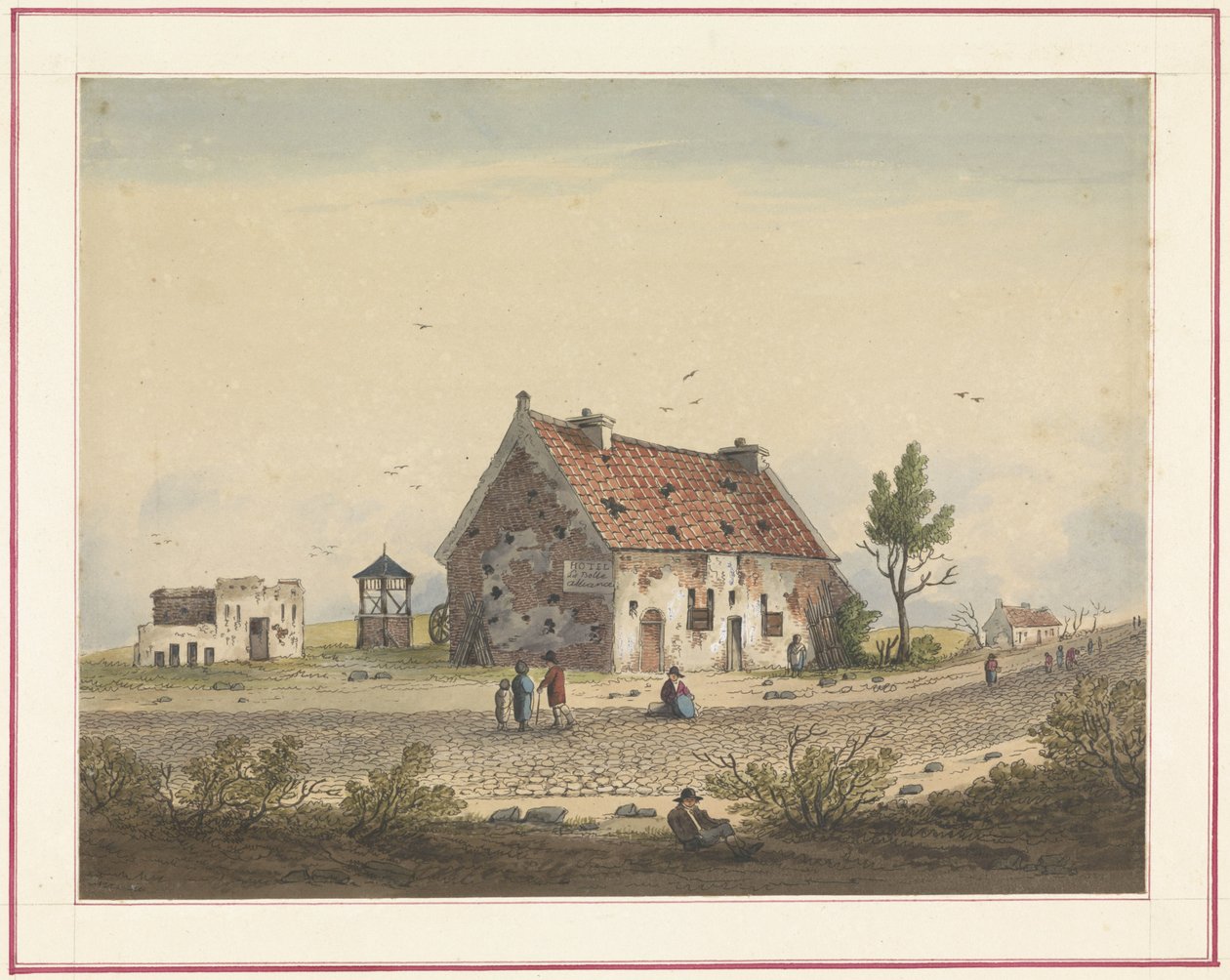 La Belle Alliance Zeven platen van Waterloo en omgeving (série) - Anonymous