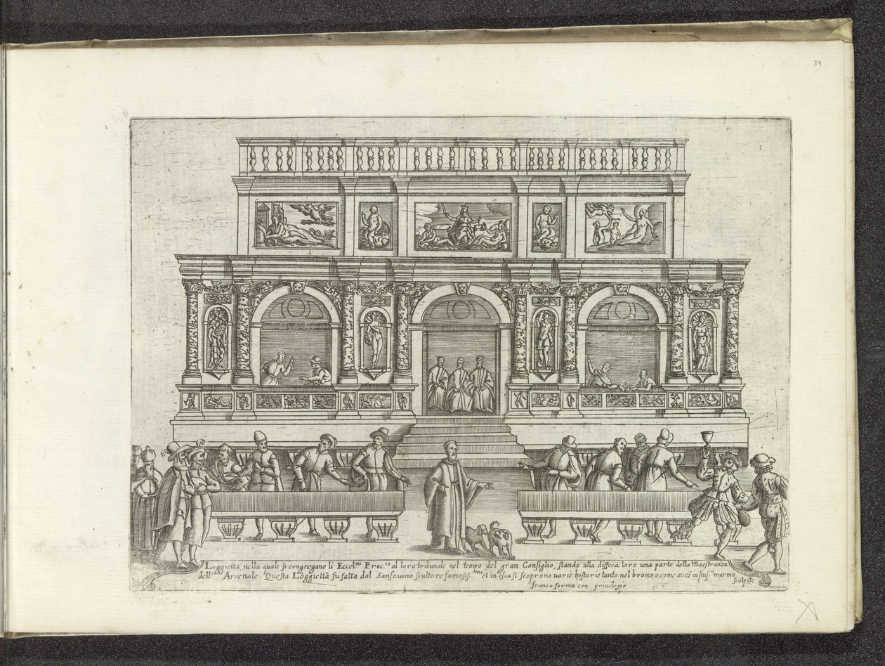 Loggetta del Sansovino sur la place Saint-Marc à Venise - Anonymous