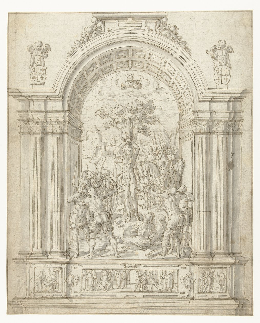 Martyr de saint Sébastien - Anonymous