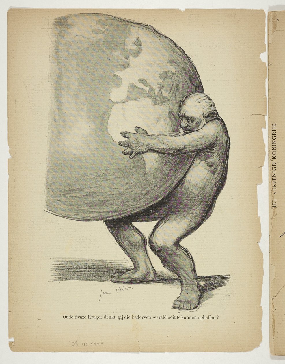 Paul Kruger nu tenant le monde - Anonymous