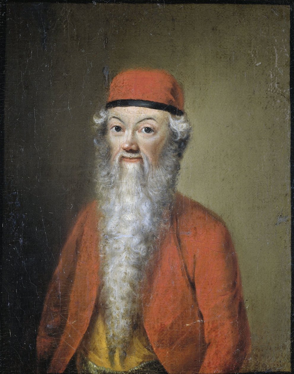 Portrait naïf ou caricatural de Jean-Étienne Liotard à environ 54 ans - Anonymous