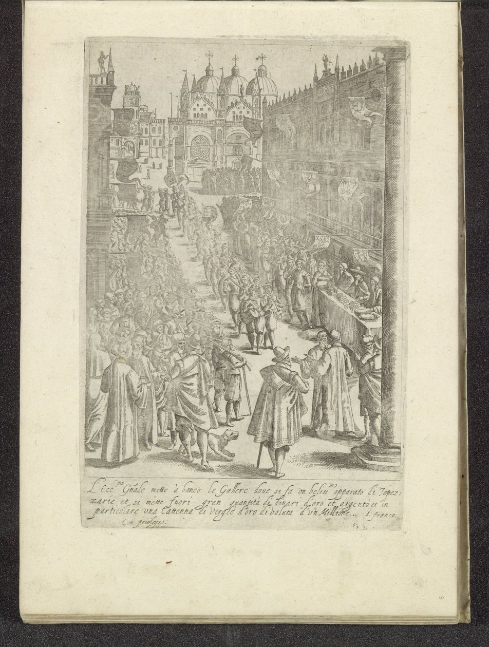 Défilé sur la place Saint-Marc à Venise - Anonymous