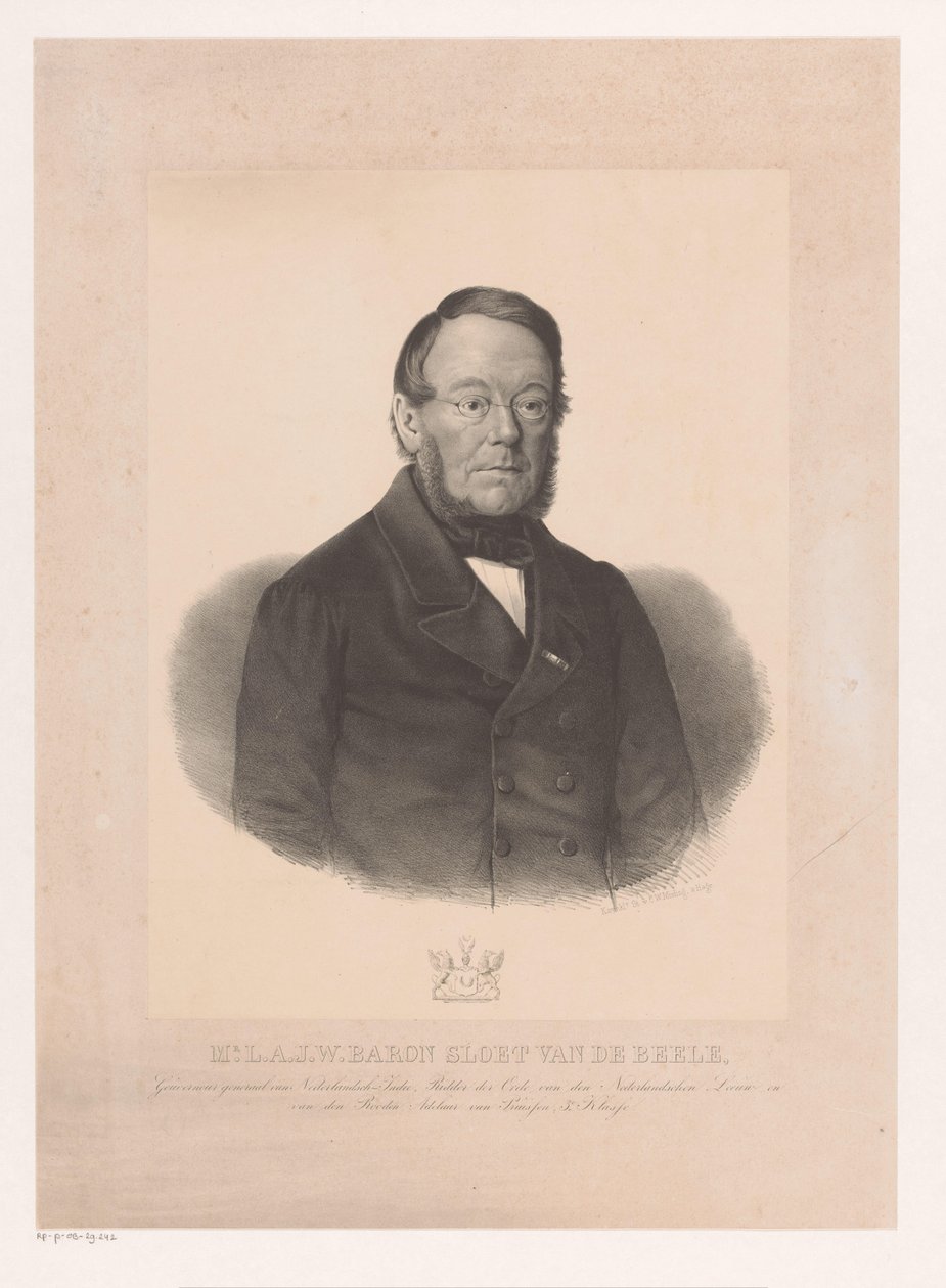 Portrait de Ludolph Anne Jan Wilt Sloet van de Beele - Anonymous