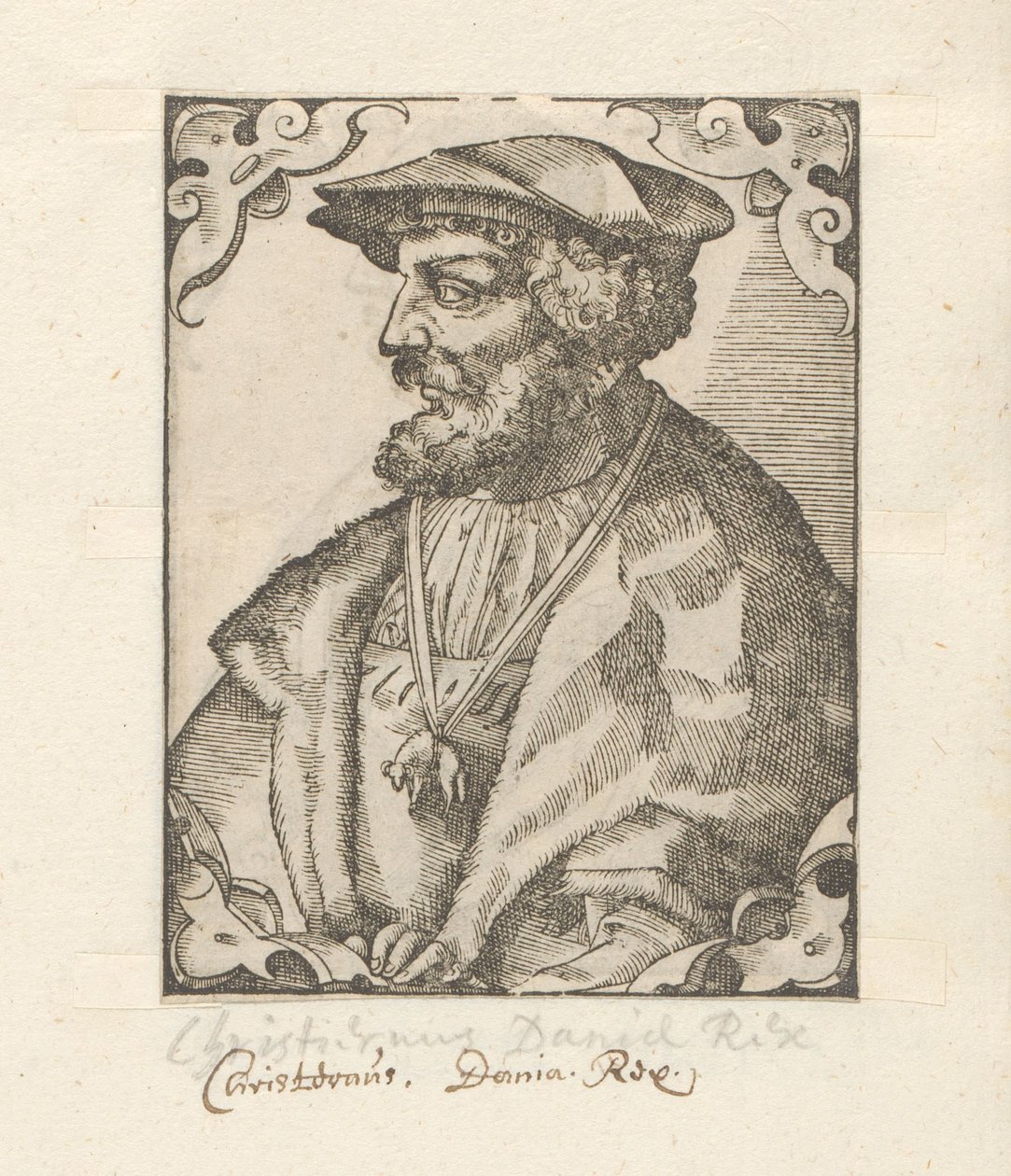 Portrait de Christian Ier de Danemark - Anonymous