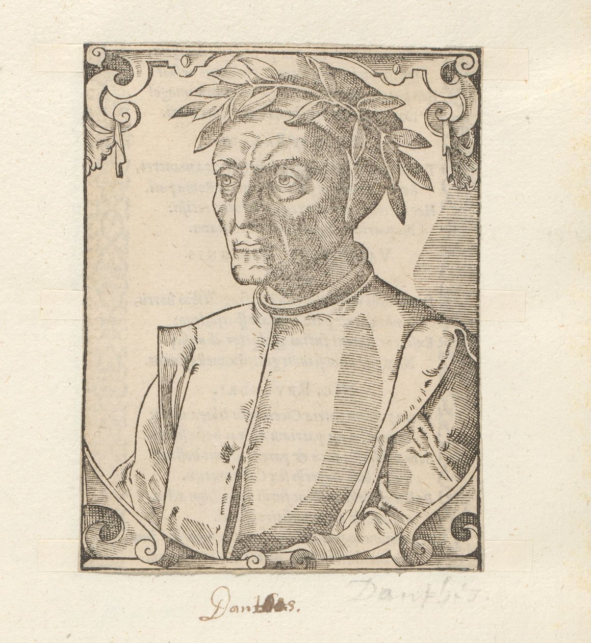 Portrait de Dante Alighieri - Anonymous