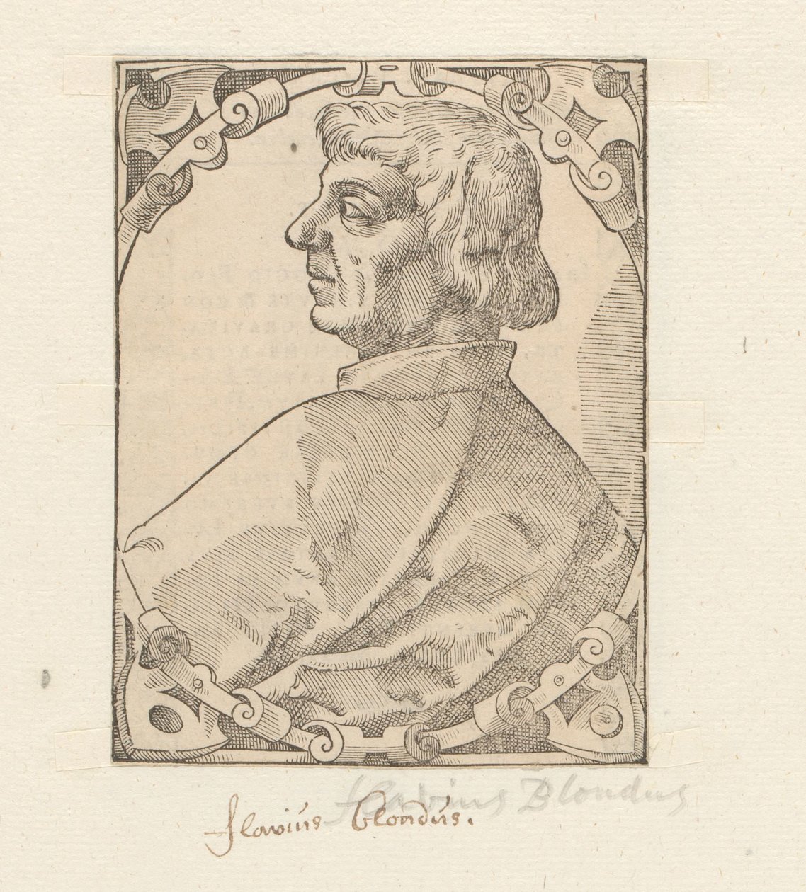 Portrait de Flavio Biondo - Anonymous