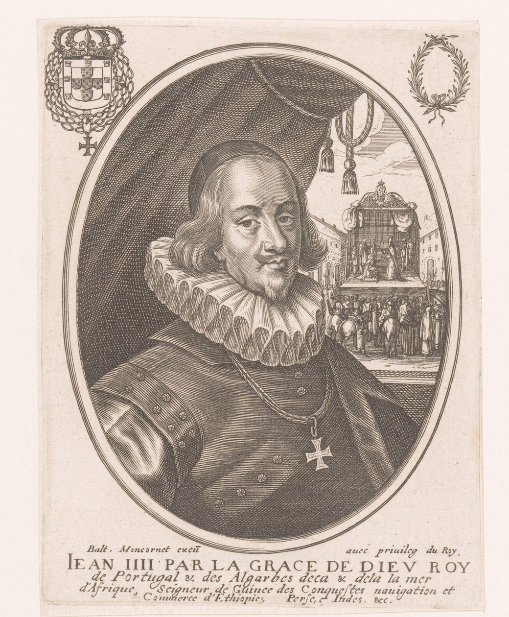 Portrait de Jean IV de Portugal - Anonymous
