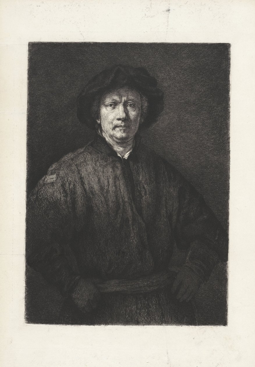Portrait de Rembrandt Harmensz. van Rijn - Anonymous