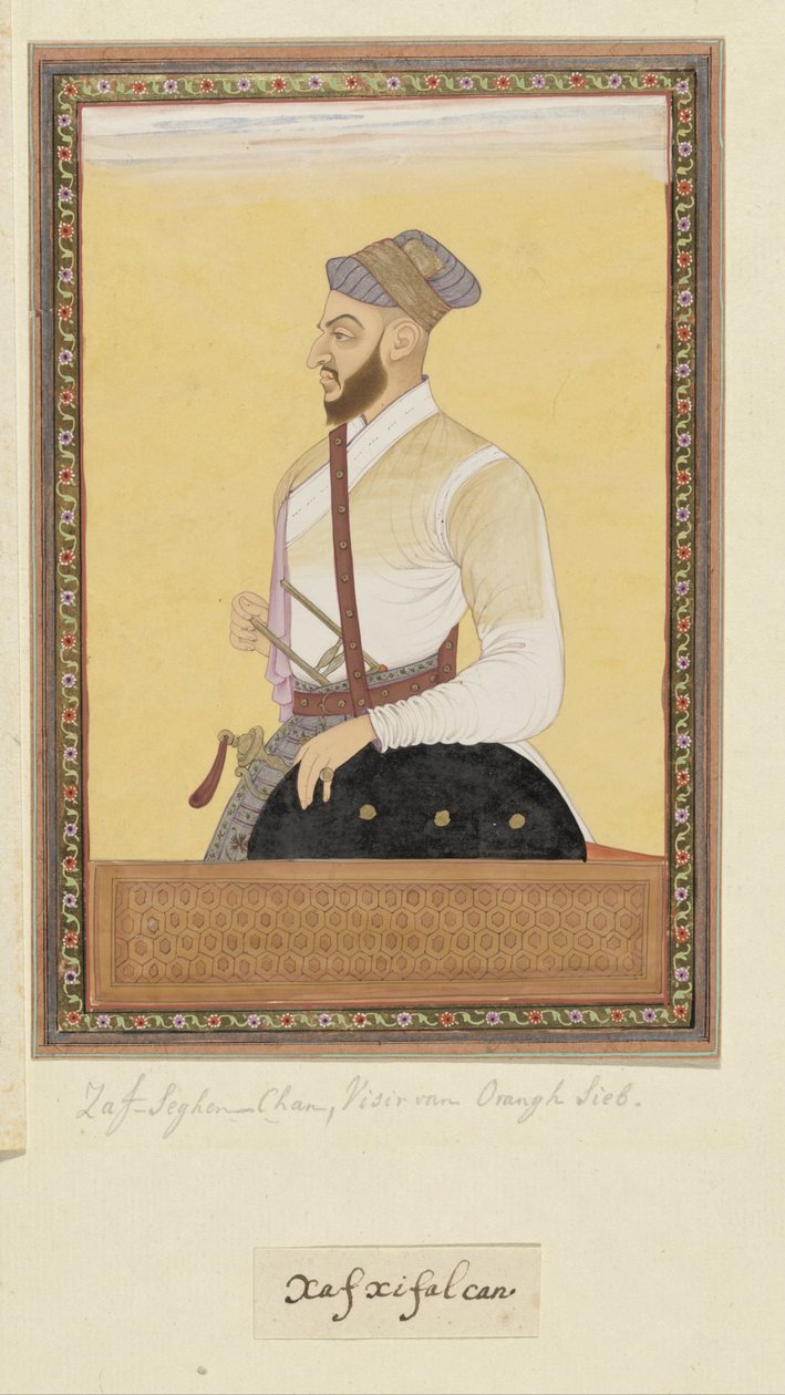 Portrait de Saf-shikan Khan, ancien vizir d