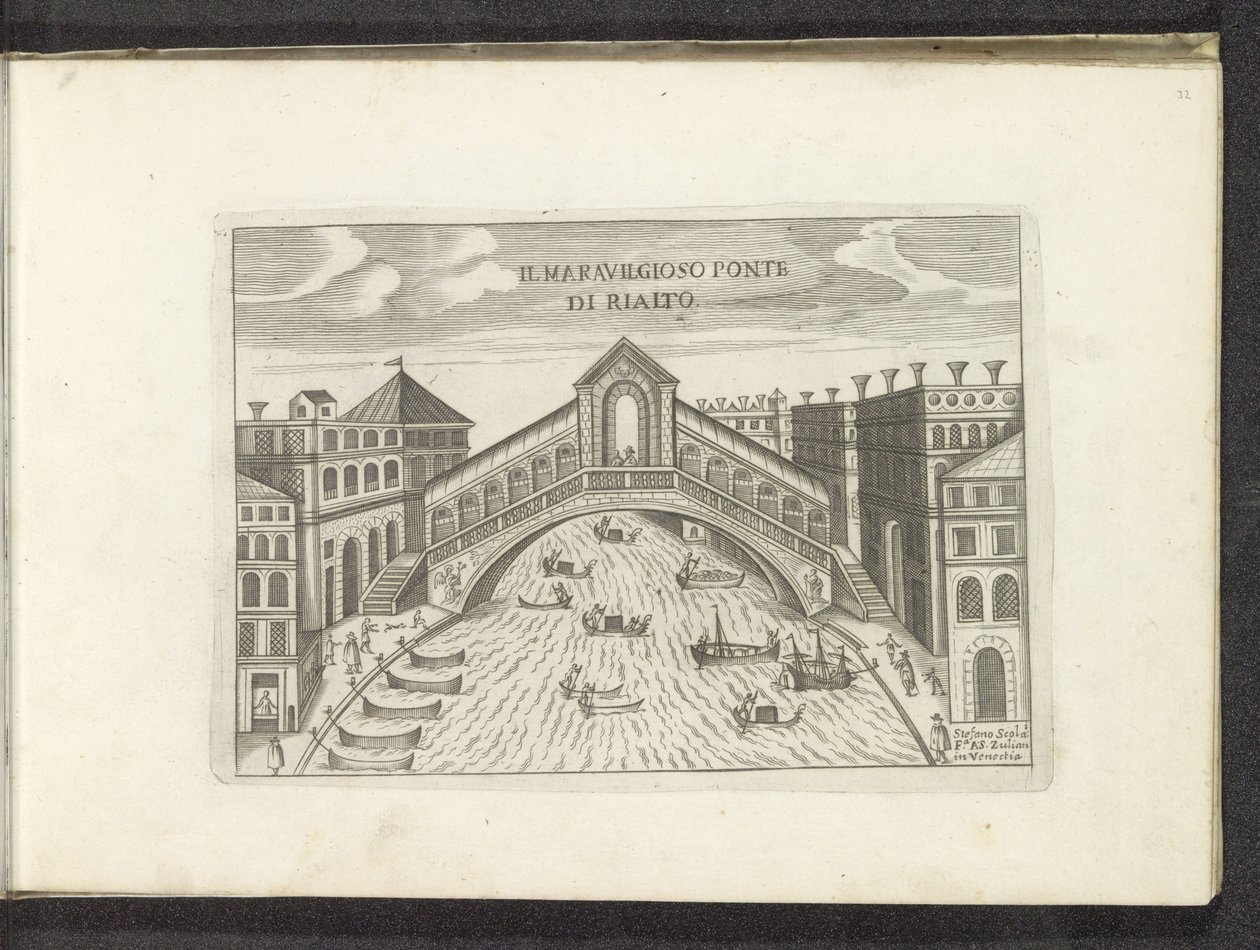 Pont du Rialto à Venise - Anonymous