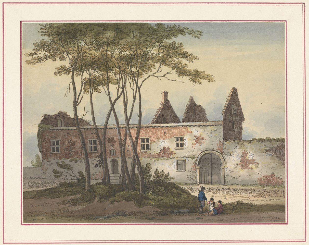 Ruine van de hoeve van Le Caillou - Anonymous