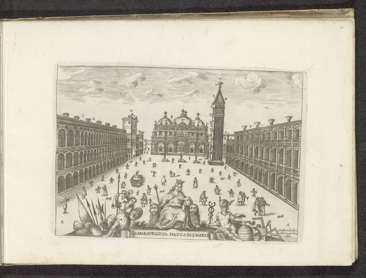 Place Saint-Marc à Venise - Anonymous
