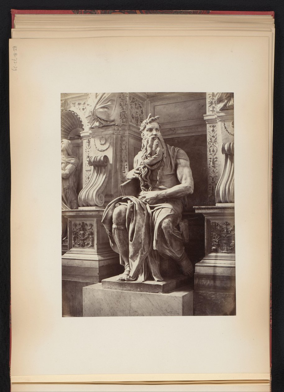 Sculpture de Moïse par Michel-Ange, monument pour Jules II, S. Pietro in Vincoli à Rome, Italie - Anonymous