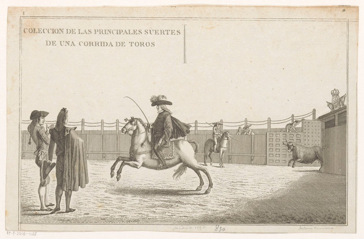 Toreros dans une arène - Anonymous