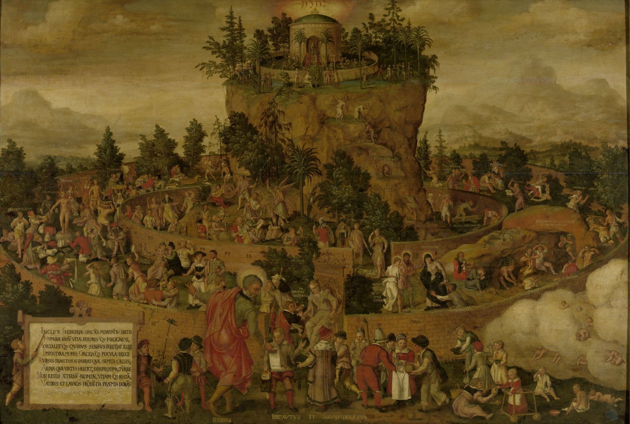 Tabula Cebetis (La Table de Cébès ou Le Voyage de la vie humaine) - Anonymous