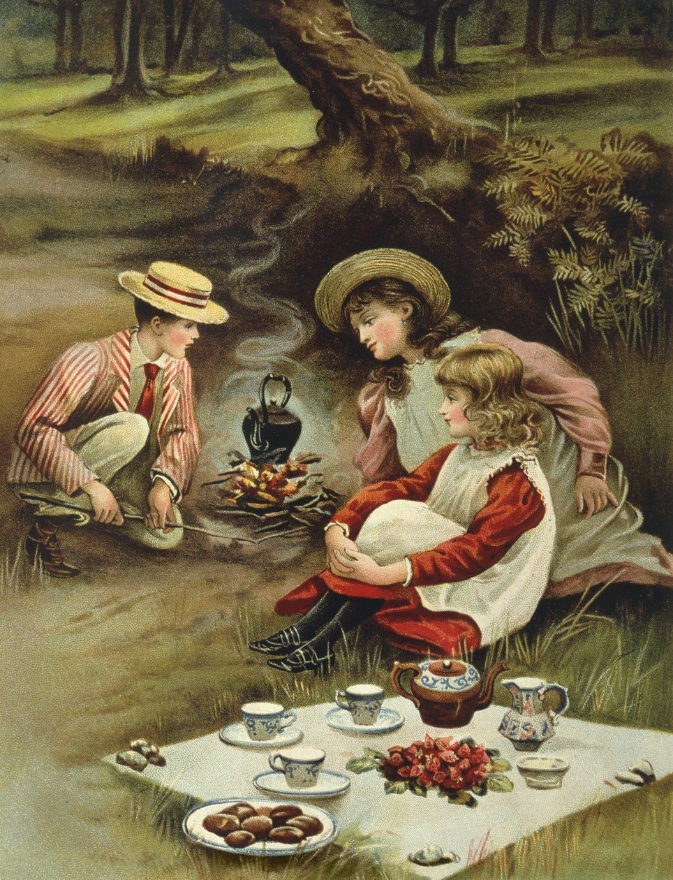Le pique-nique des enfants - Anonymous