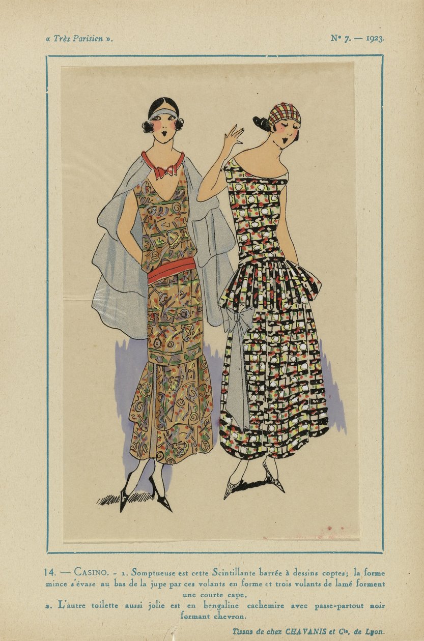 Très Parisien, 1923, No 7: 14.- CASINO. / 1. Somptueuse est cette Scintillante... - Anonymous