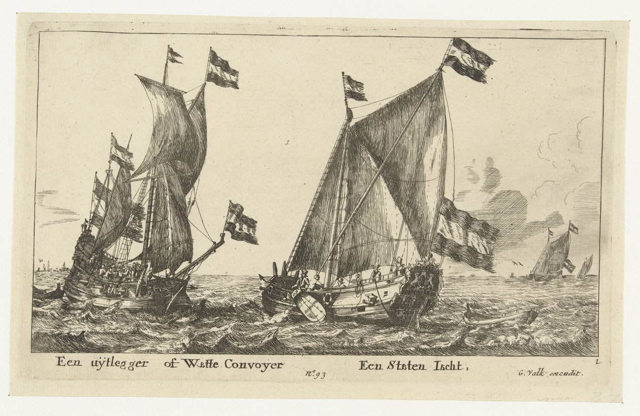 Deux navires : un yacht d