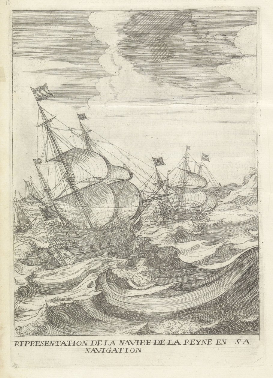 Départ de Marie de Médicis (série: Histoire de l