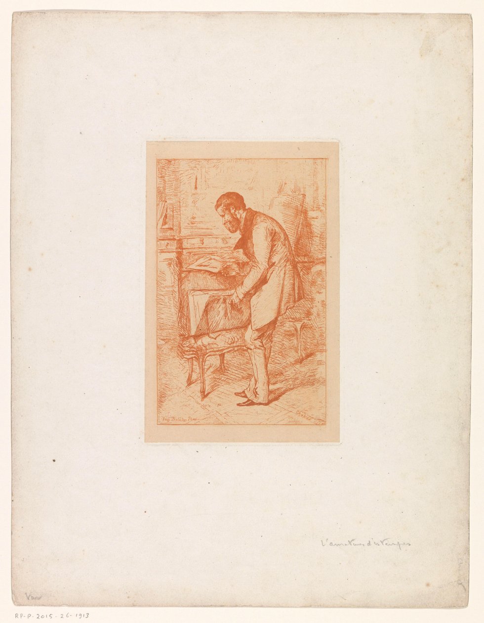 Collectionneur de gravures - Anonymous