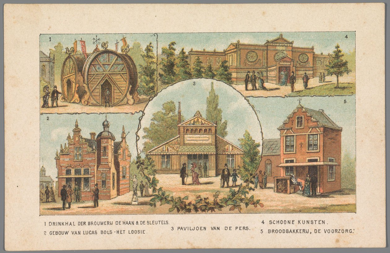 Cinq pavillons à l