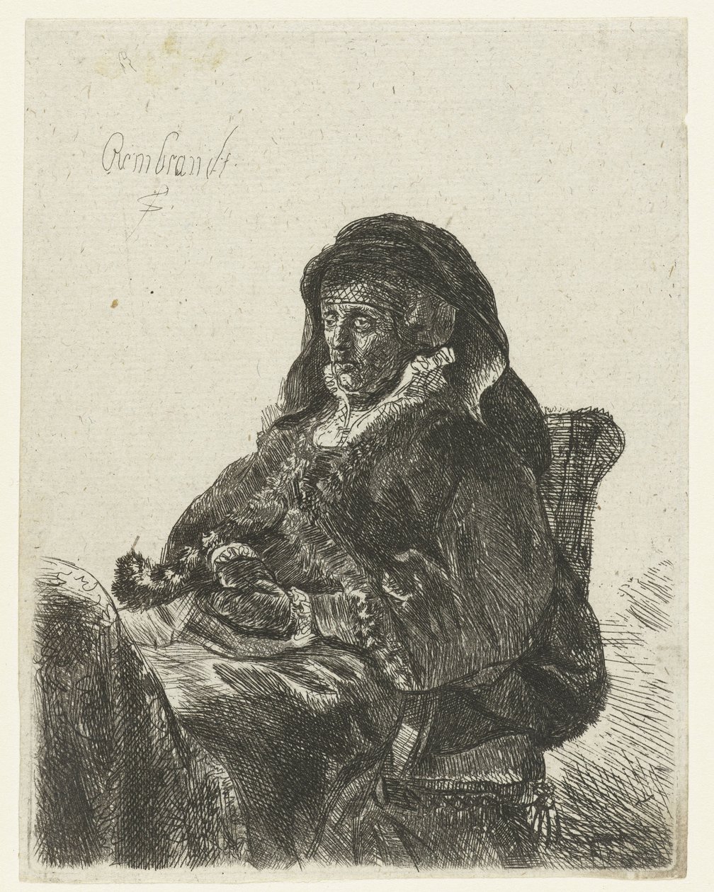 Veuve aux gants noirs - Anonymous