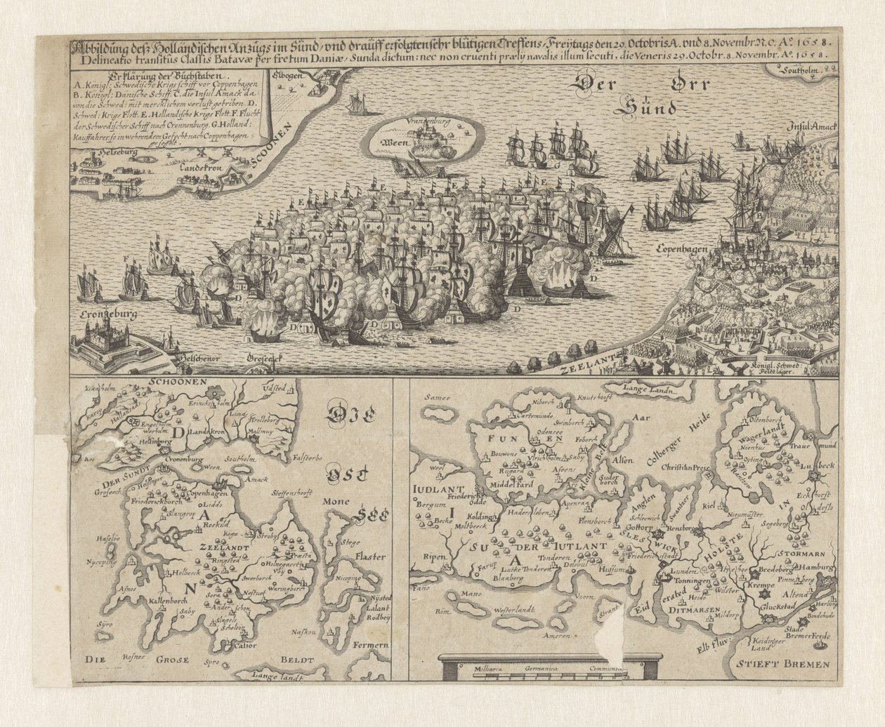 Bataille navale dans le Sund, 1658 - Anonymous
