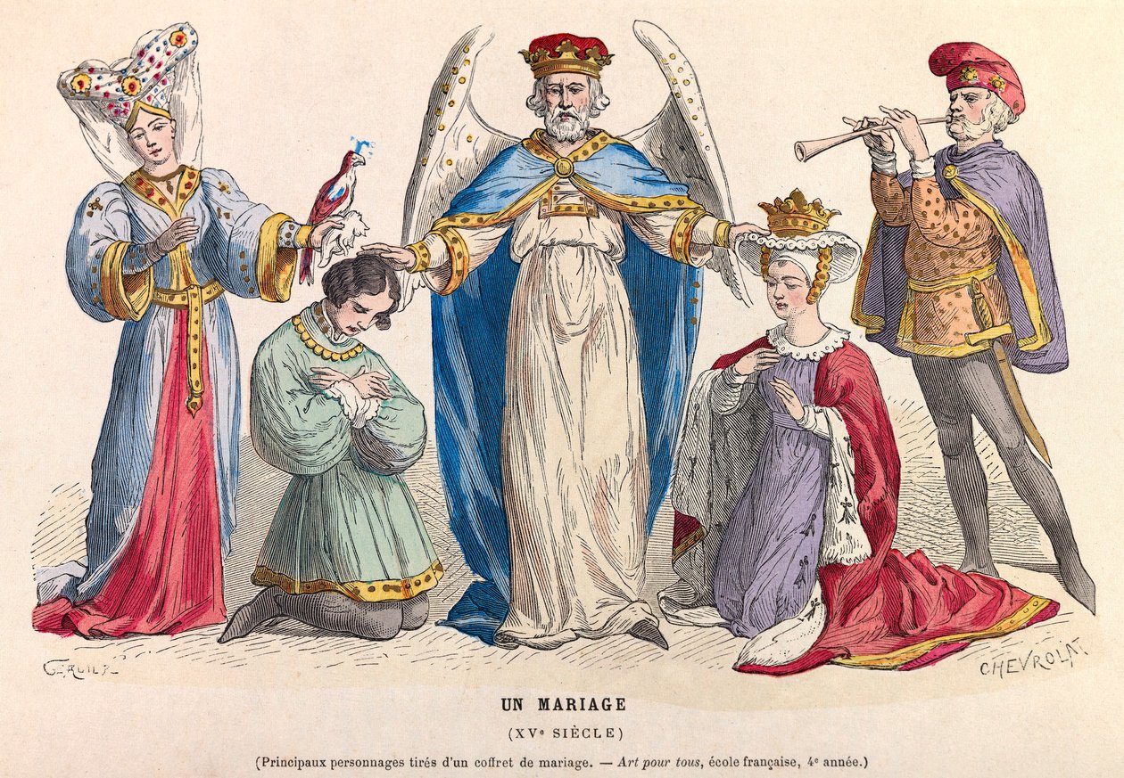 Un mariage au 16ème siècle - Collection privée - Anonymous Anonymous