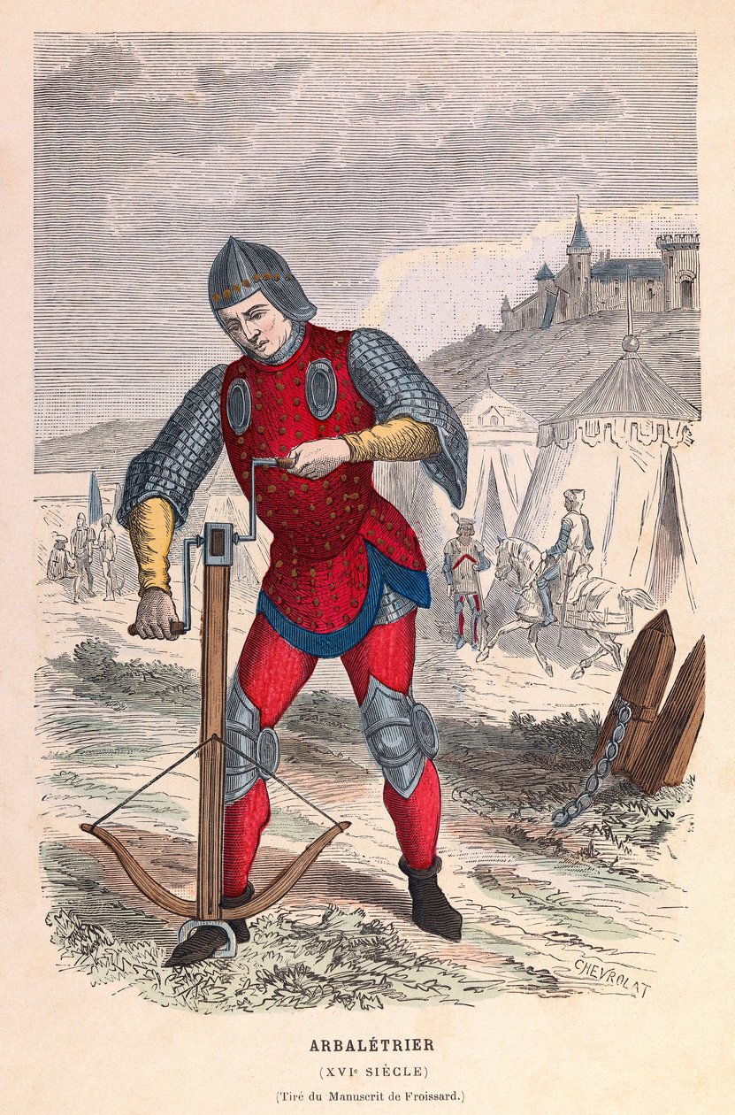 Arbalétrier au XVIe siècle à Paris (gravure) - Anonymous Anonymous