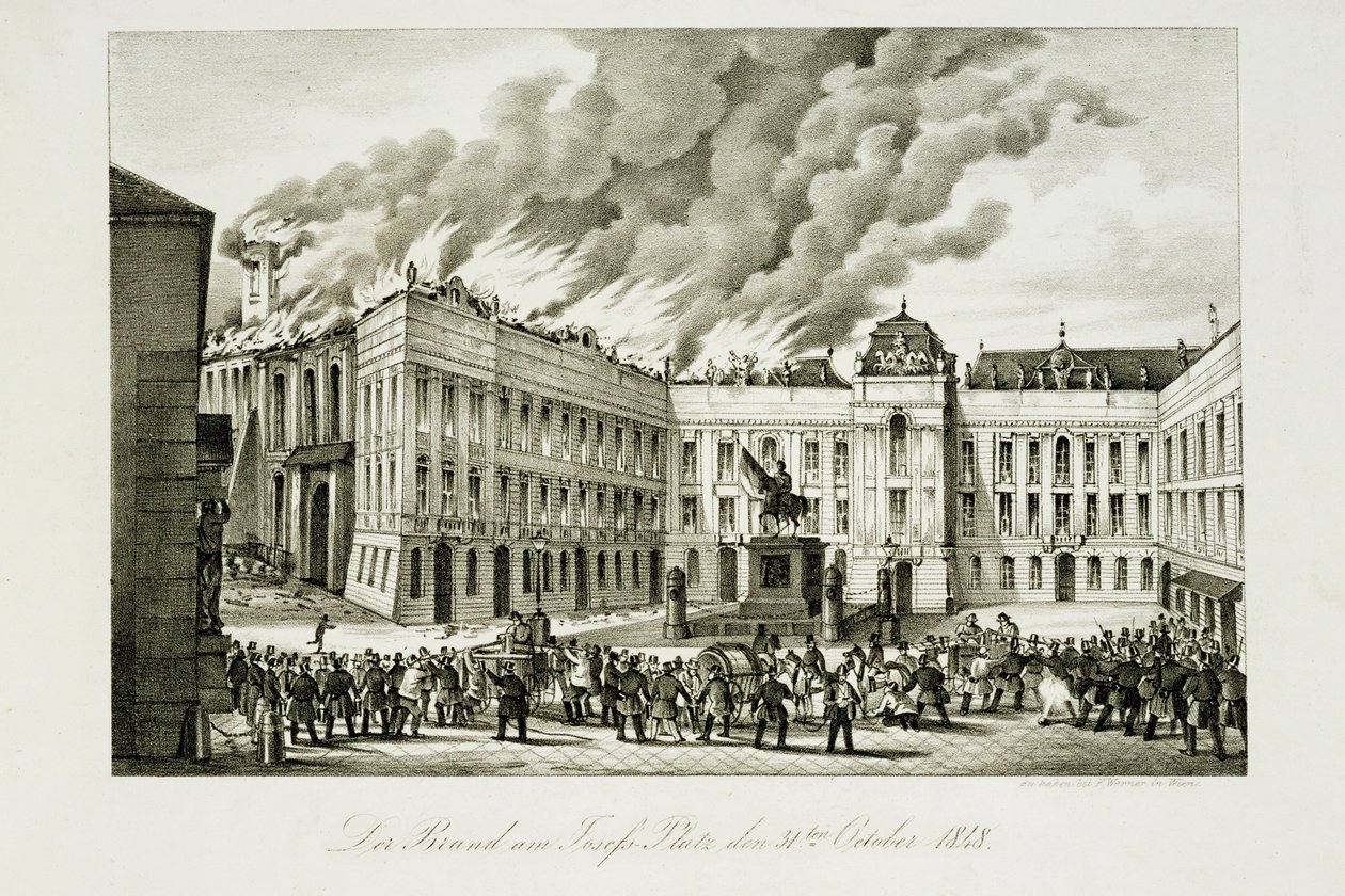 Josefsplatz en feu ... - Anonymous Anonymous