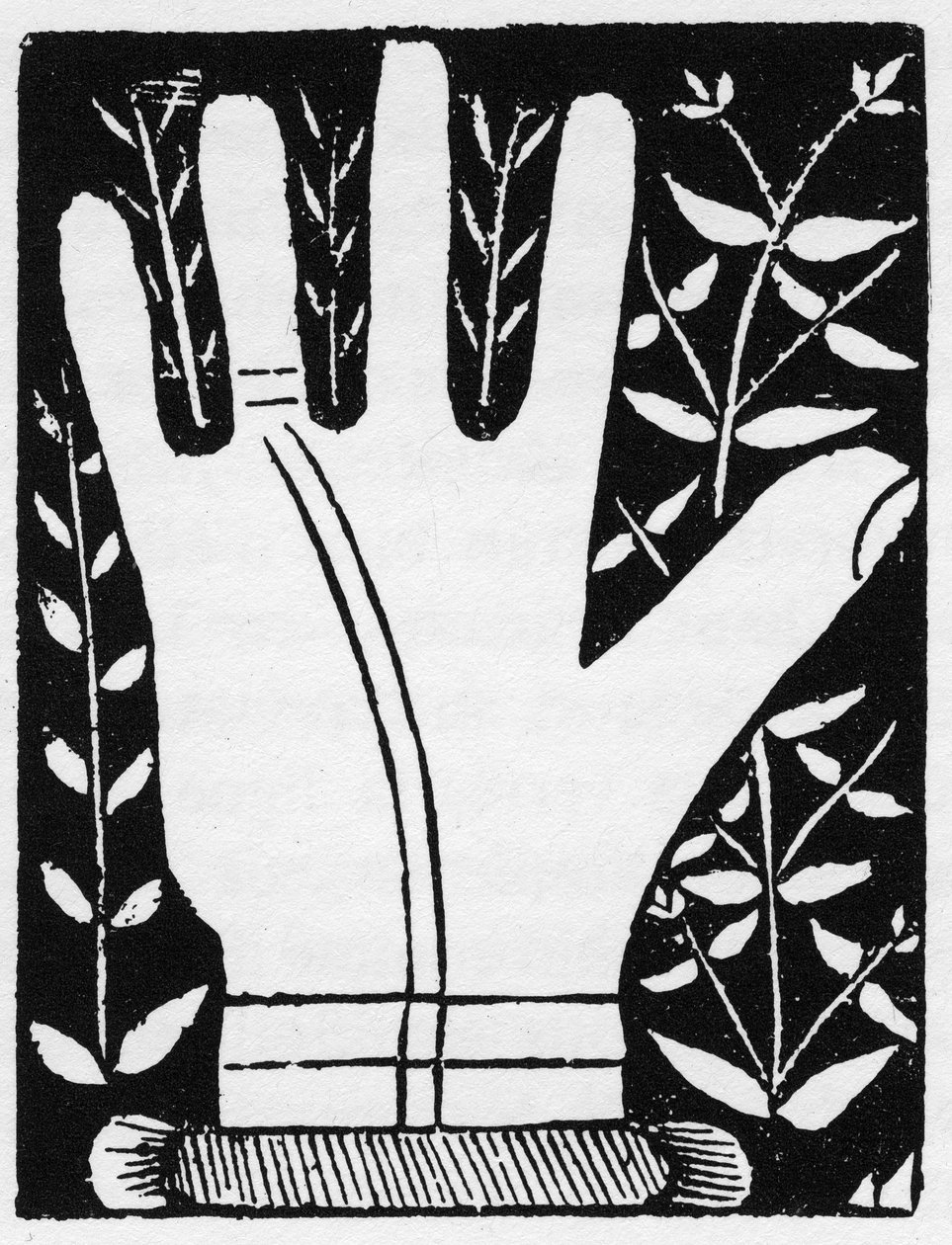 Chiromancie - Double ligne solaire - Gravure 1545 dans « L
