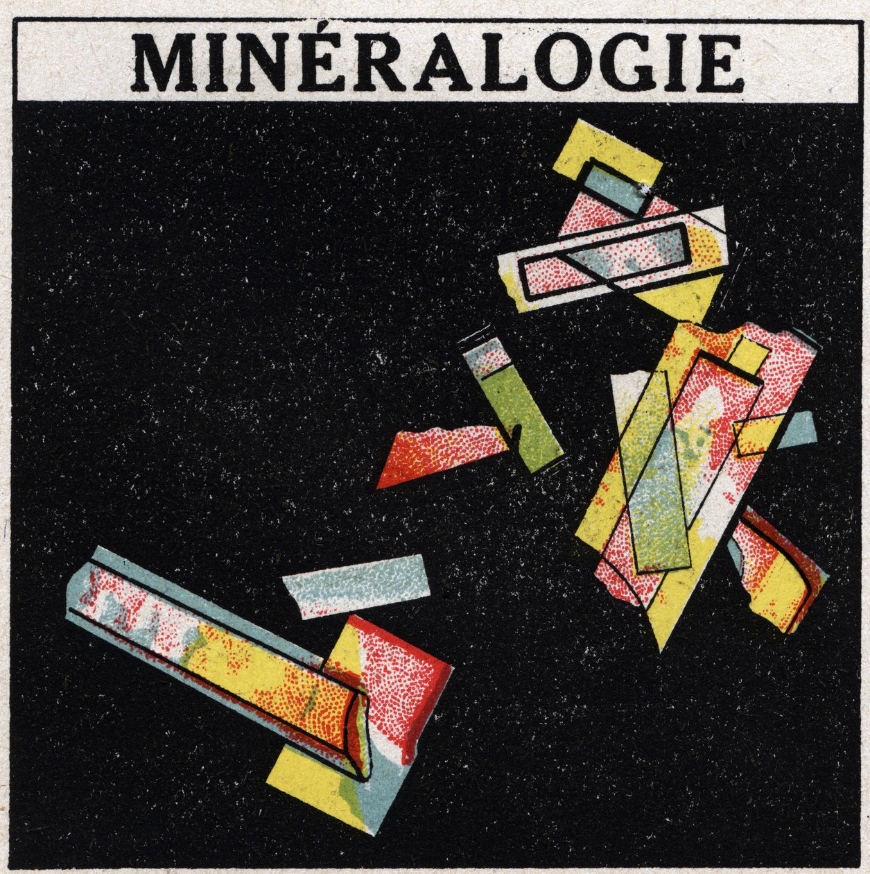 Double réfraction : minéralogie. Illustration anonyme de 1925. Collection privée. - Anonymous Anonymous