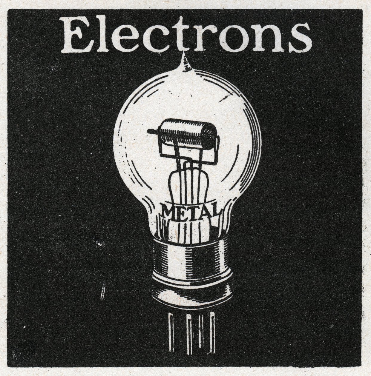 Phénomènes électriques : électrons. Illustration anonyme de 1925. Collection privée. - Anonymous Anonymous