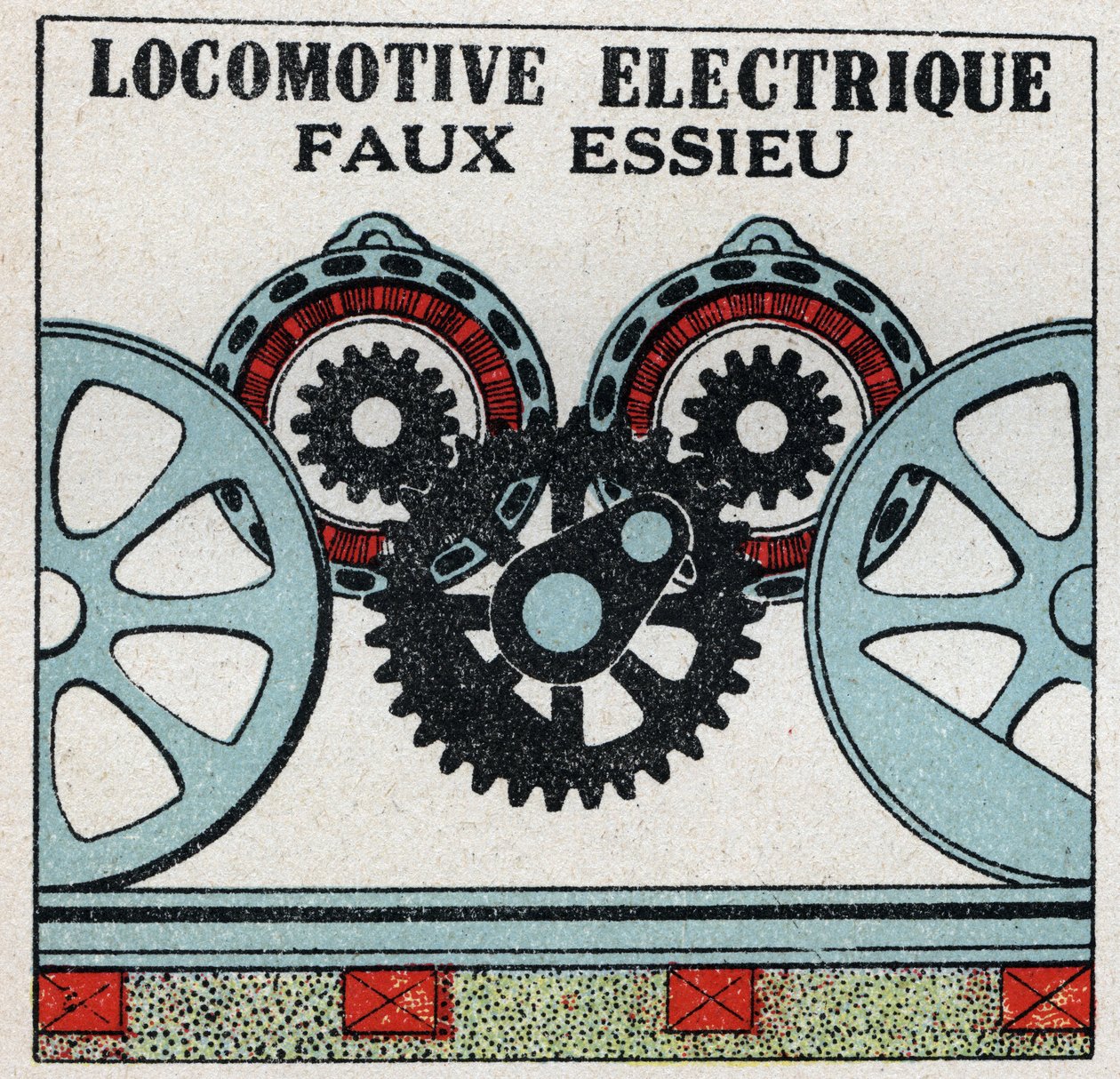 Chemins de fer électriques : faux essieu d