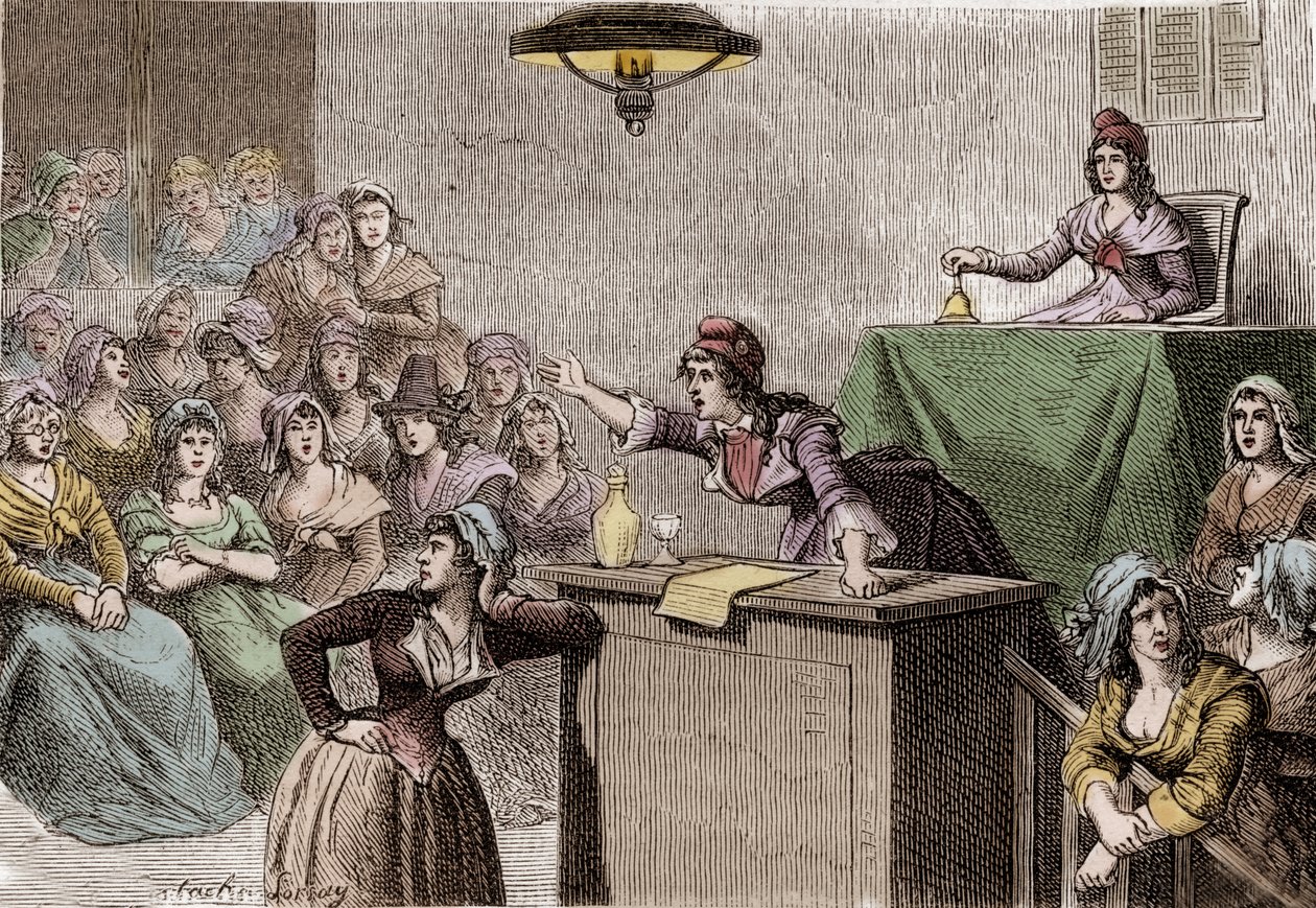 Révolution française 1789 - 1799, club politique des femmes - Anonymous Anonymous