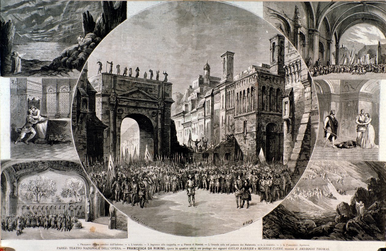 Illustration pour Francesca da Rimini, opéra d