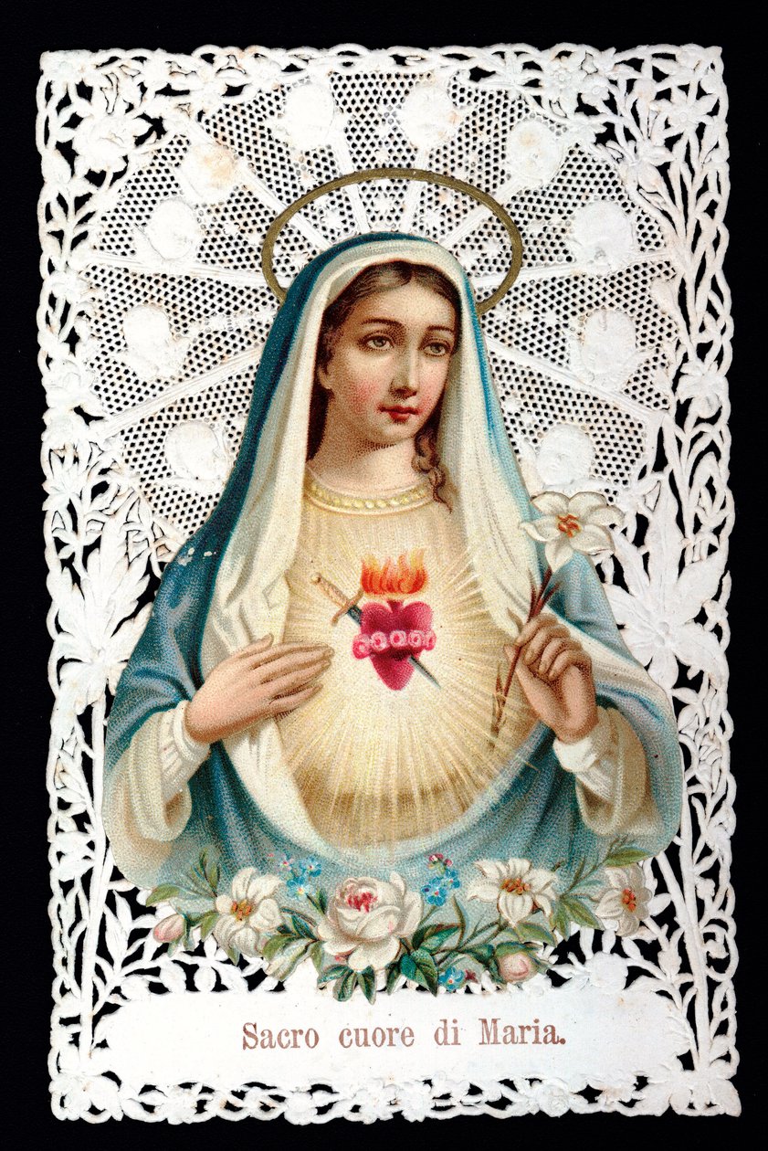 Mater dolorosa Sacré-Cœur. Image pieuse - Anonymous Anonymous