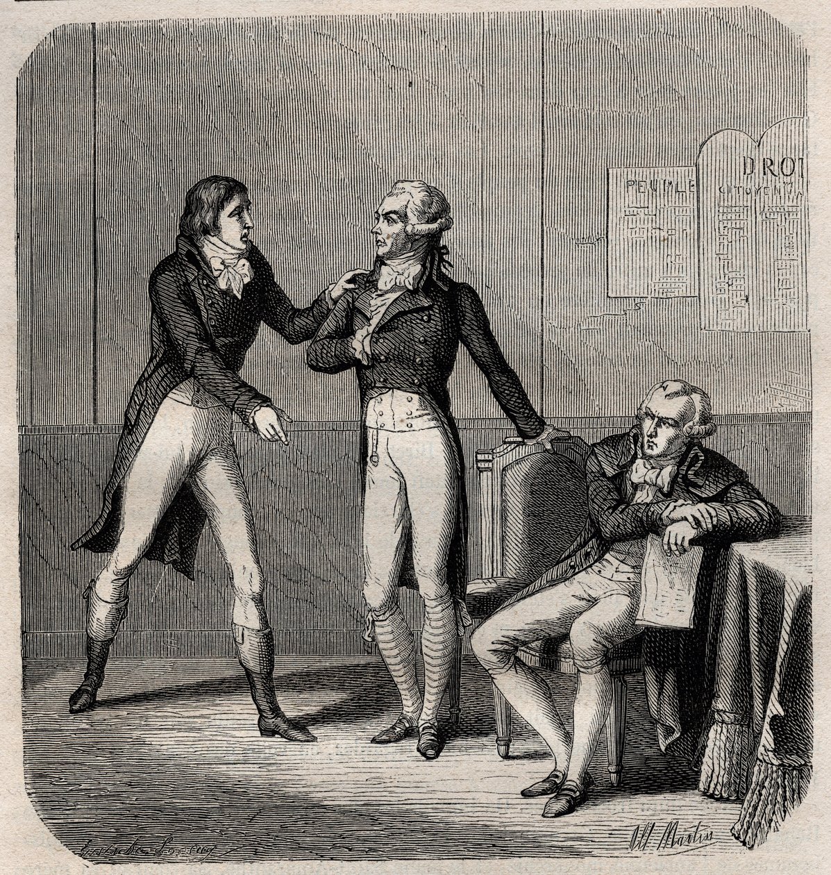 Maximilien Robespierre - Louis de Saint-Just - Anonymous Anonymous